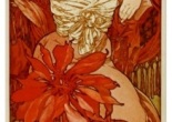 Ruby from the Precious Stones series by Alphonse Mucha